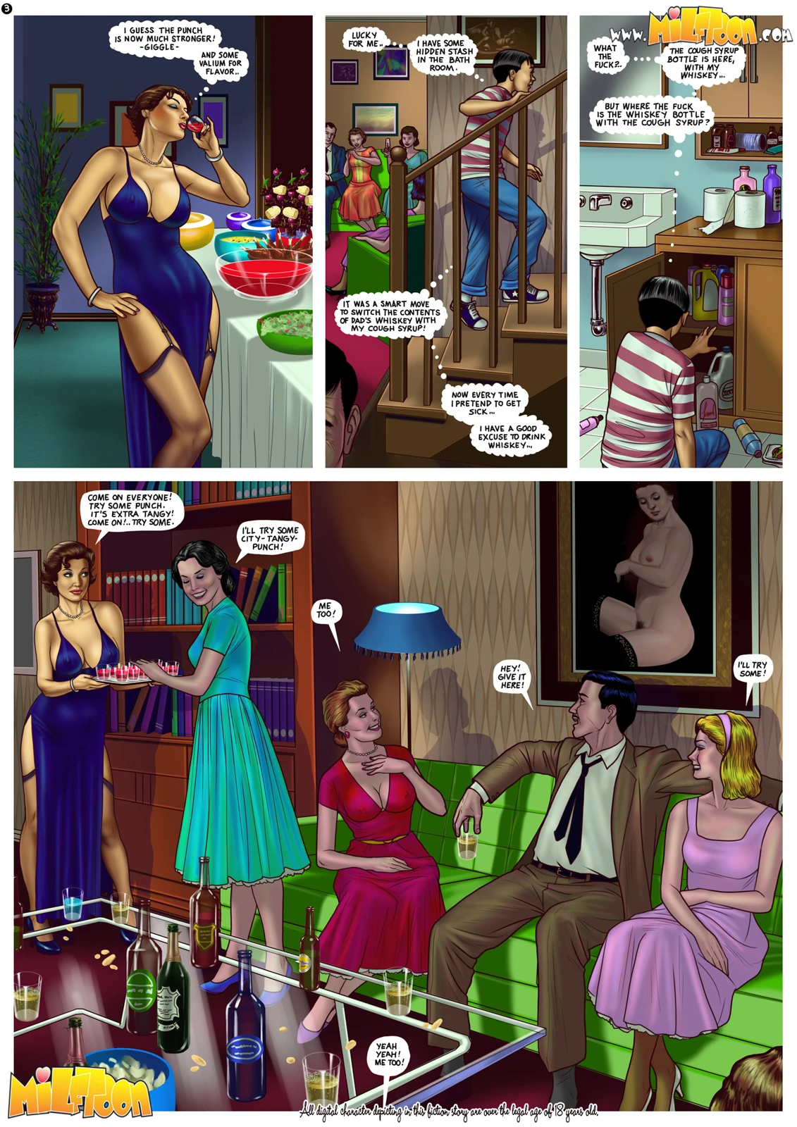 Enjoy The Party porn comic picture 3