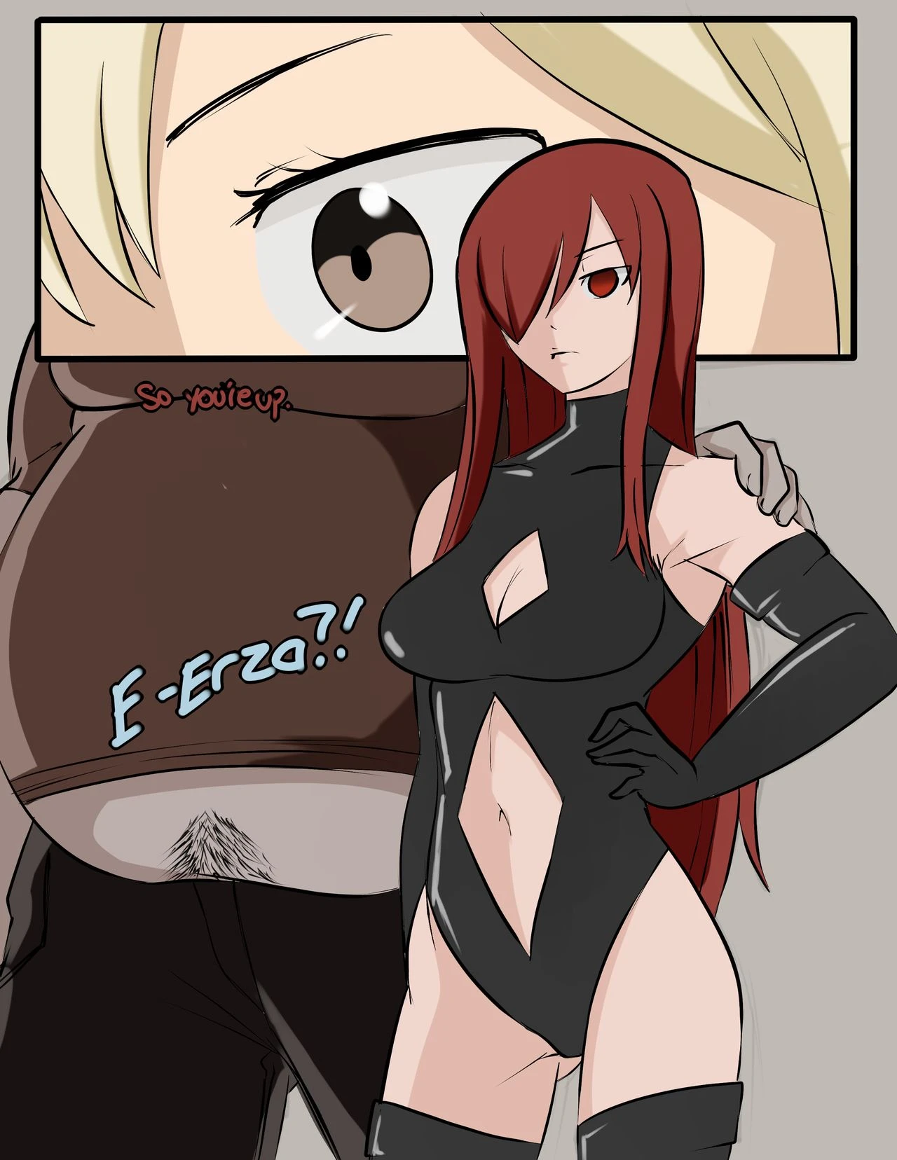 Erza Corruption porn comic picture 11