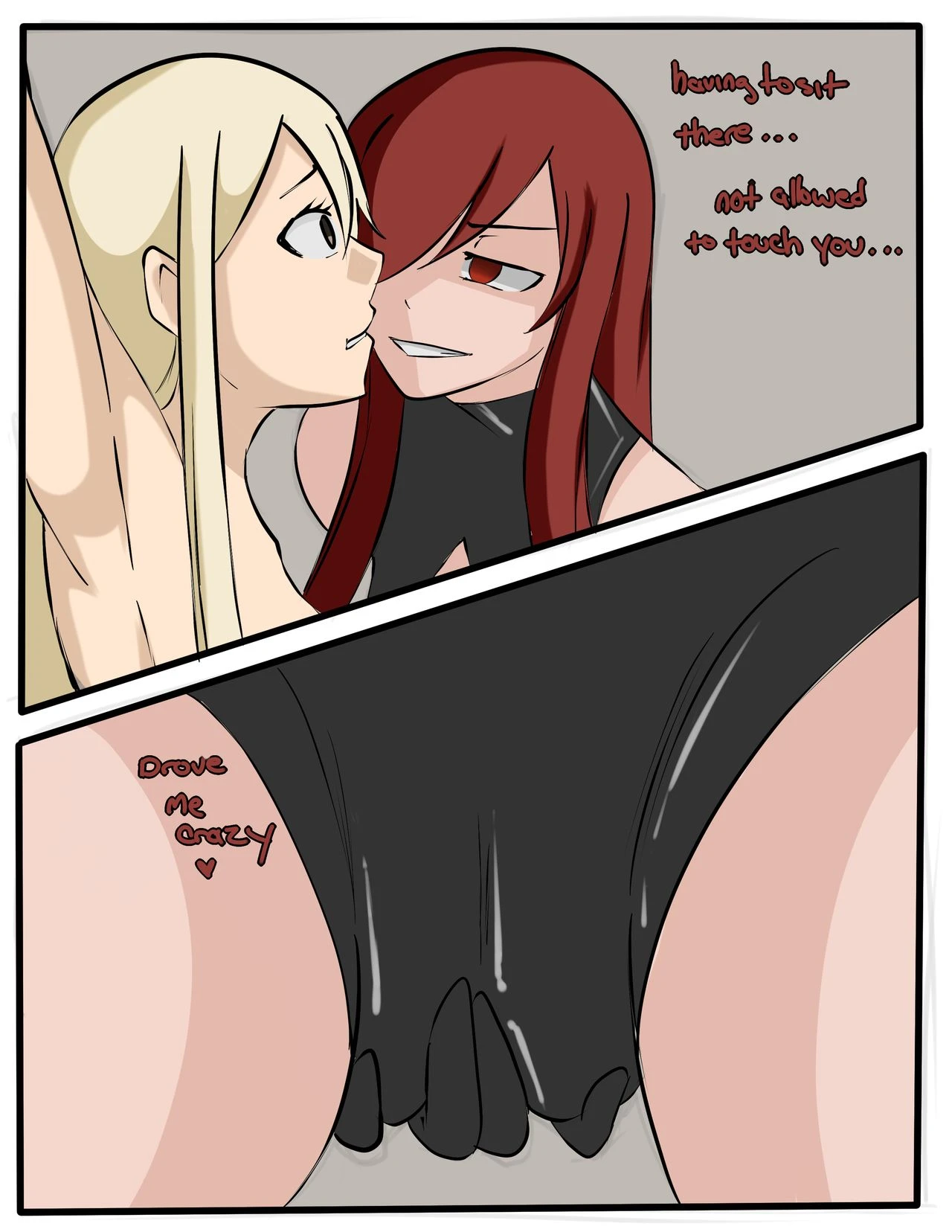Erza Corruption porn comic picture 17