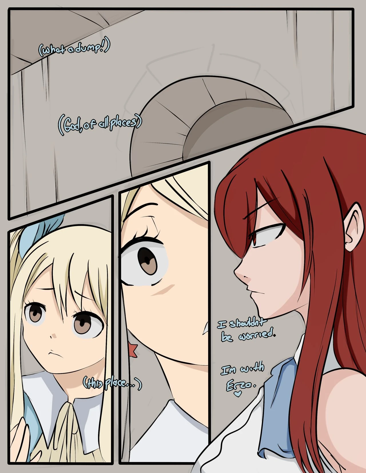 Erza Corruption porn comic picture 3