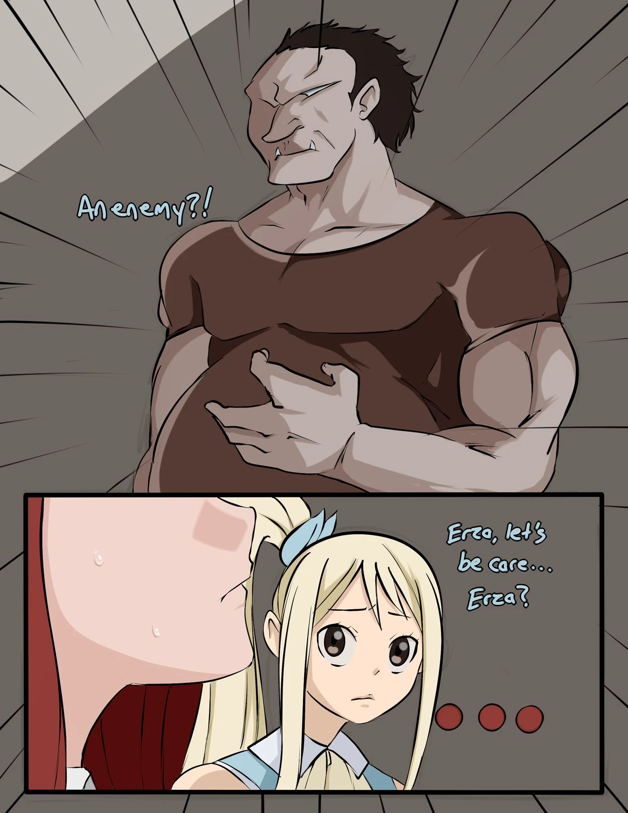 Erza Corruption porn comic picture 6