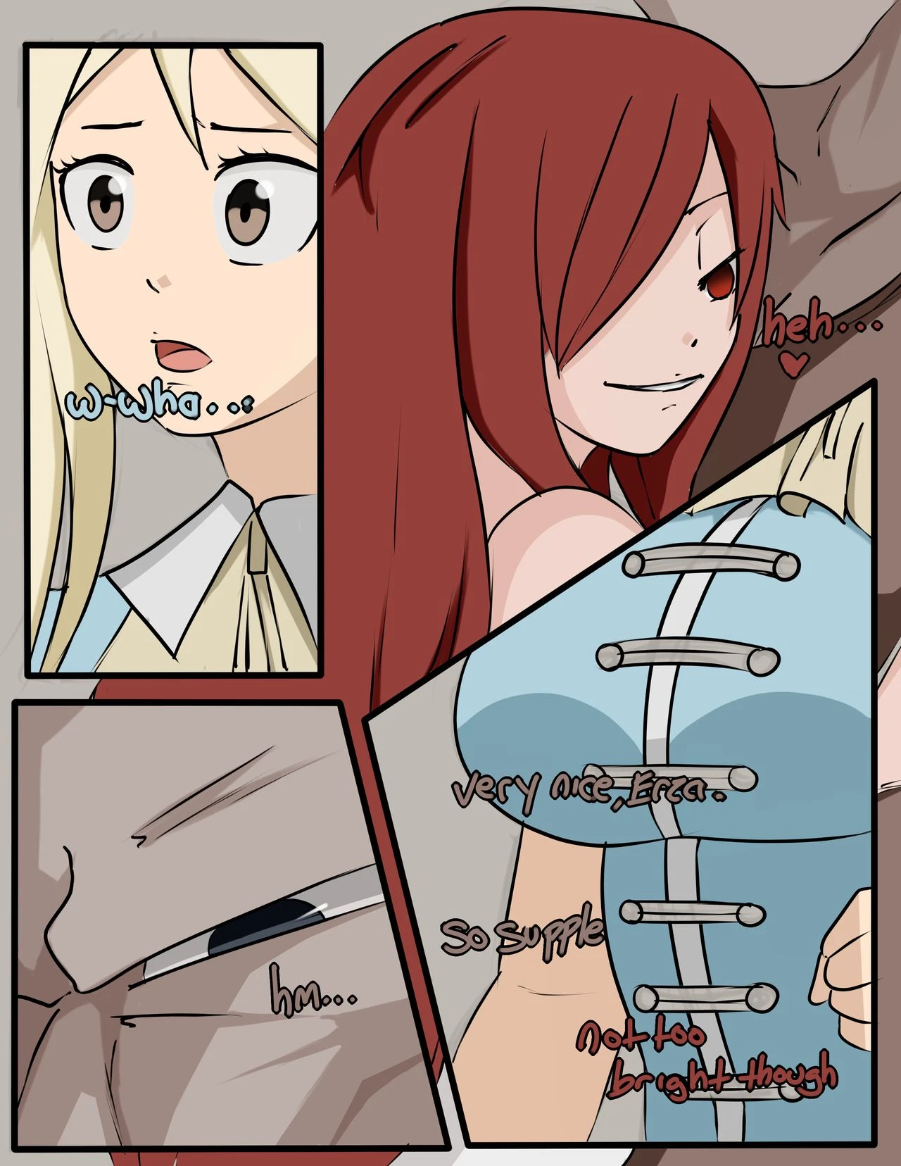 Erza Corruption porn comic picture 8