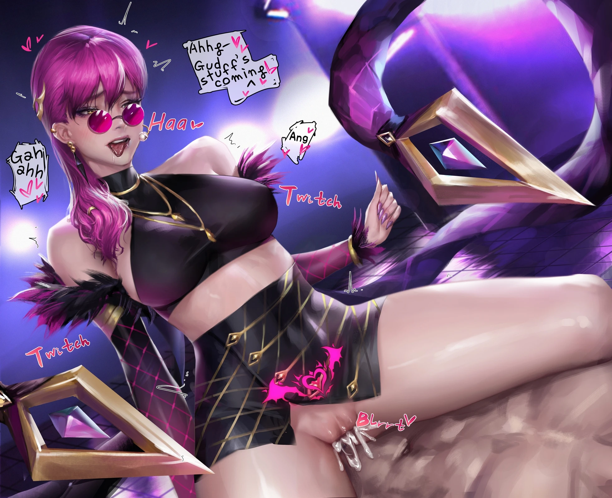 Evelynn porn comic picture 15