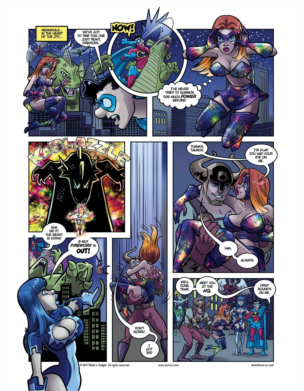 Evil Inc. After Dark porn comic picture 3