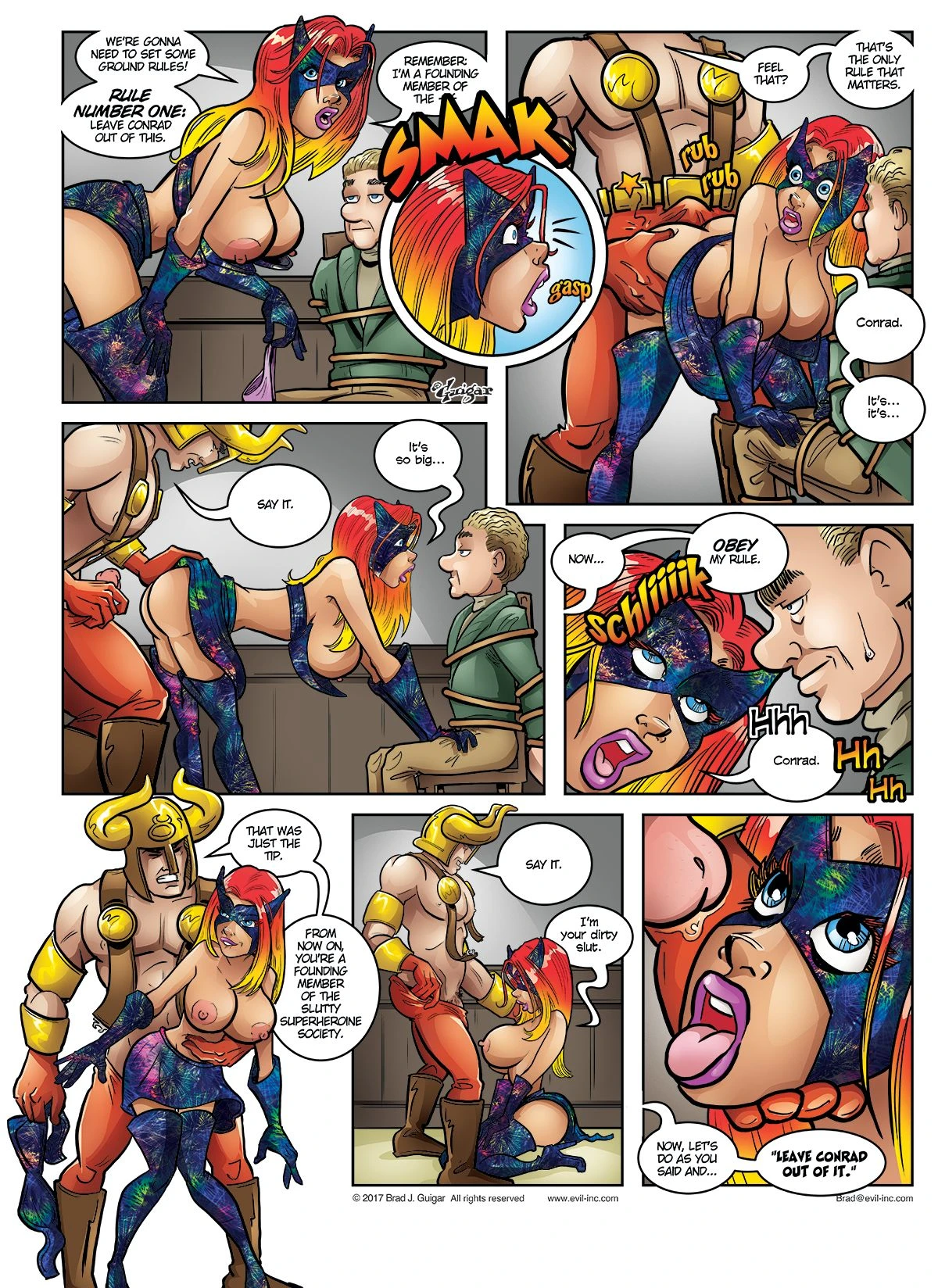 Evil Inc. After Dark porn comic picture 7