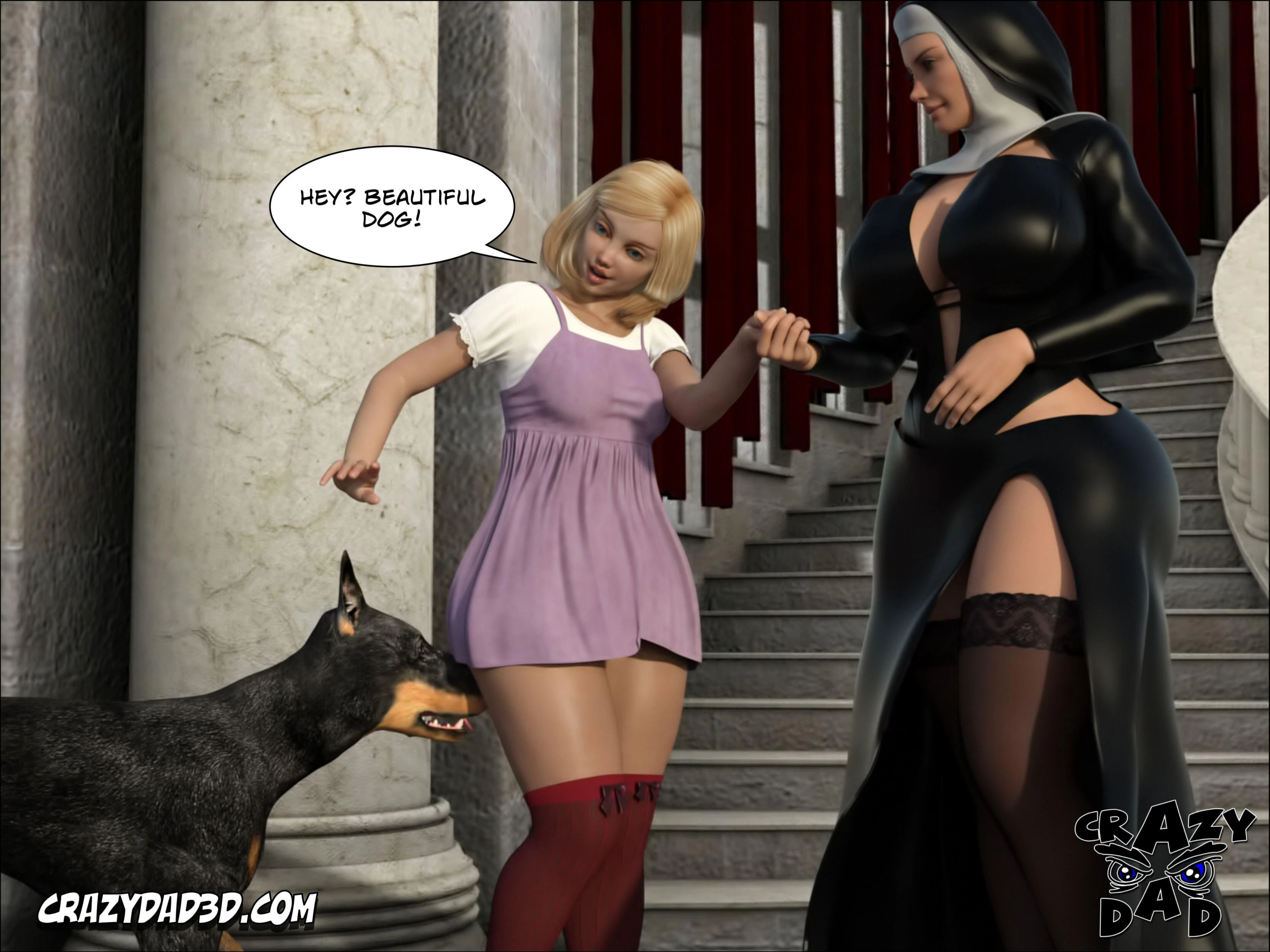 Evil Nun 2 porn comic picture 11