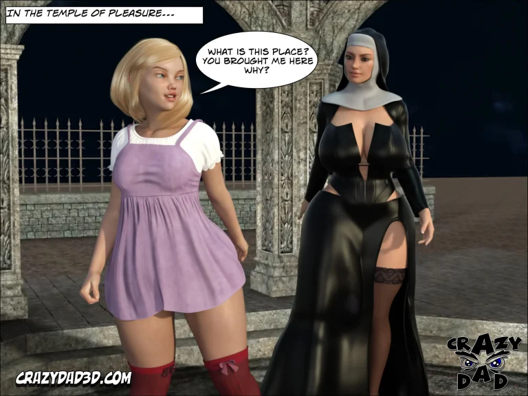 Evil Nun 2 porn comic picture 13