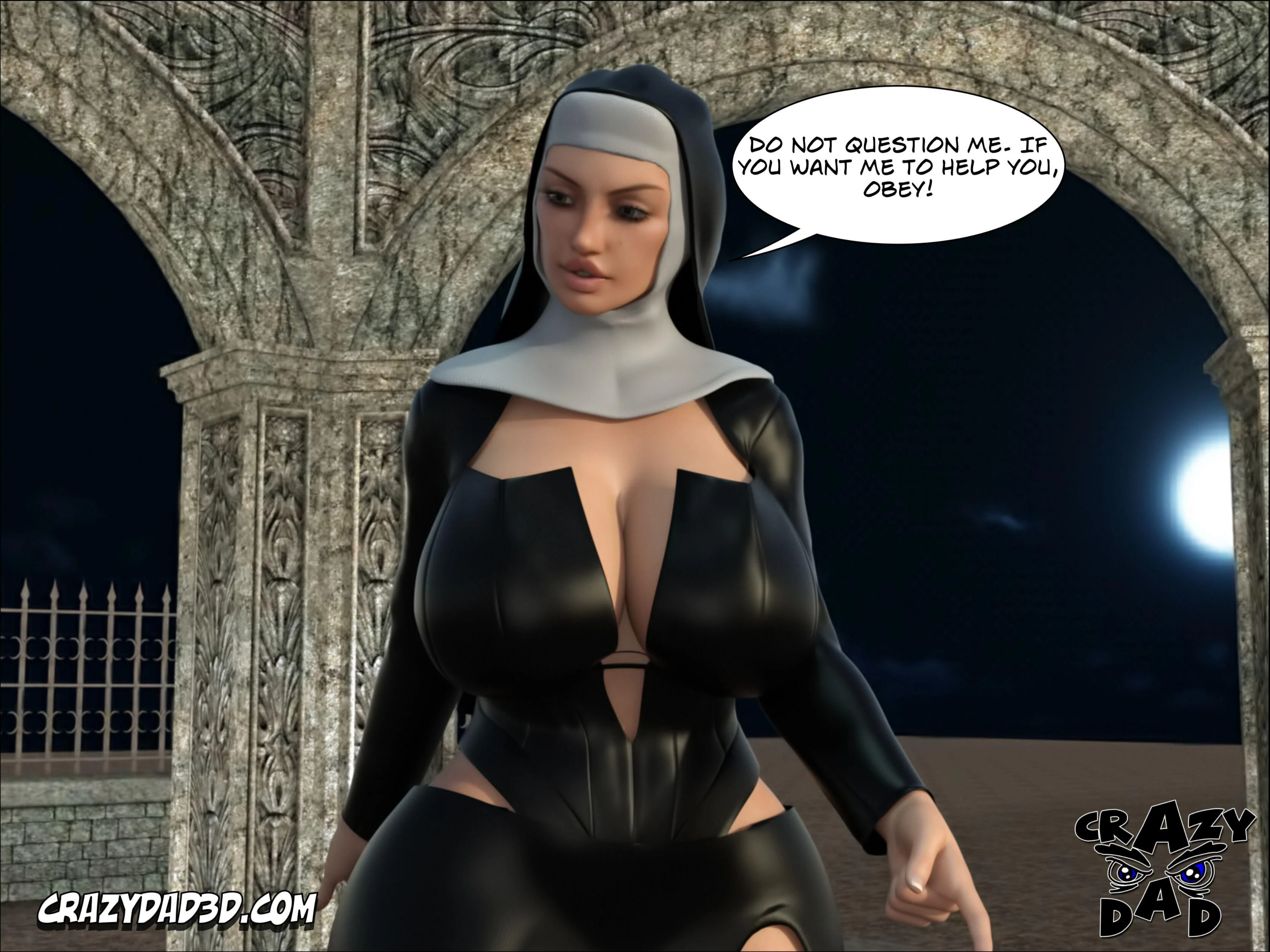 Evil Nun 2 porn comic picture 16