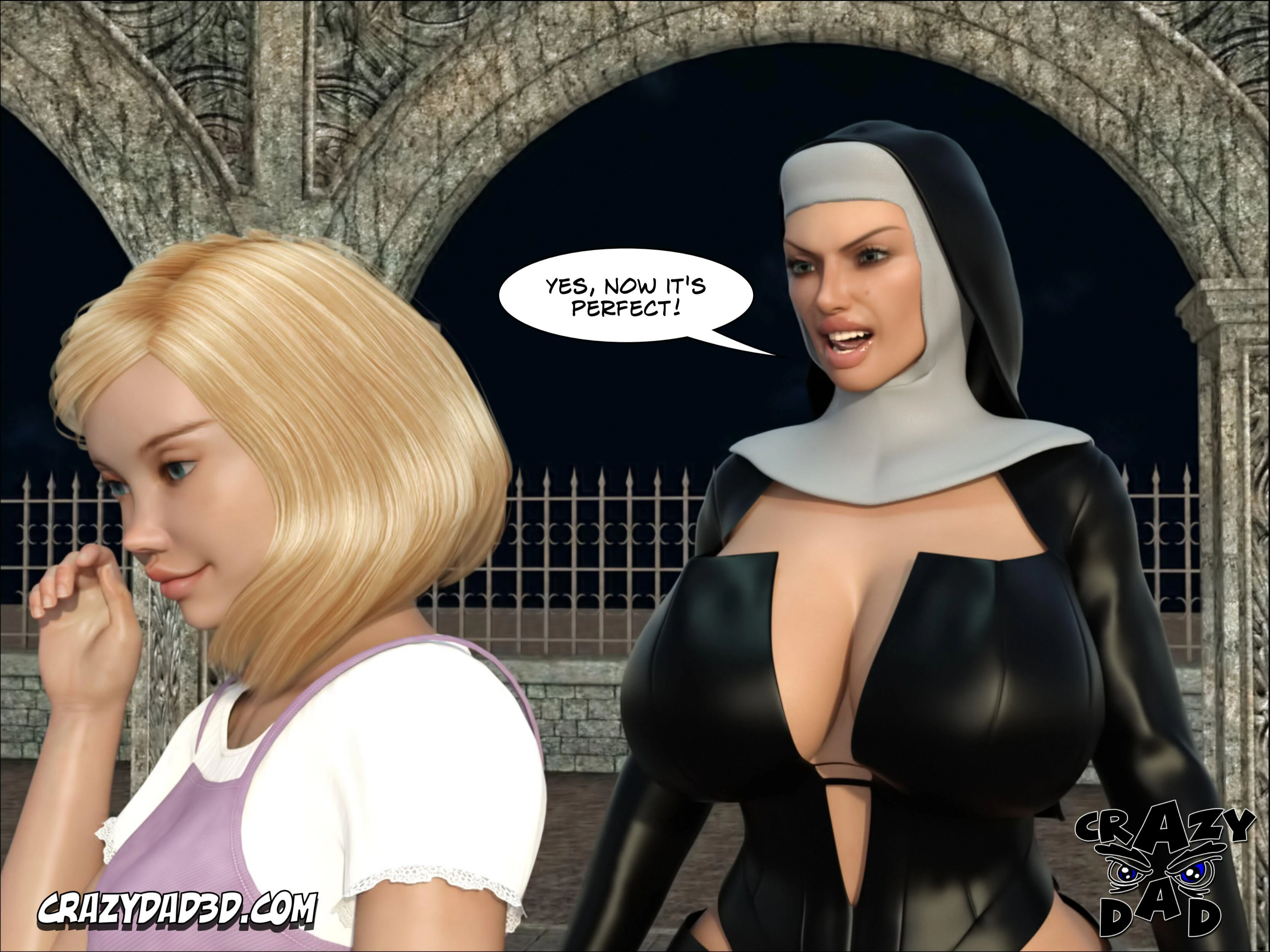 Evil Nun 2 porn comic picture 18
