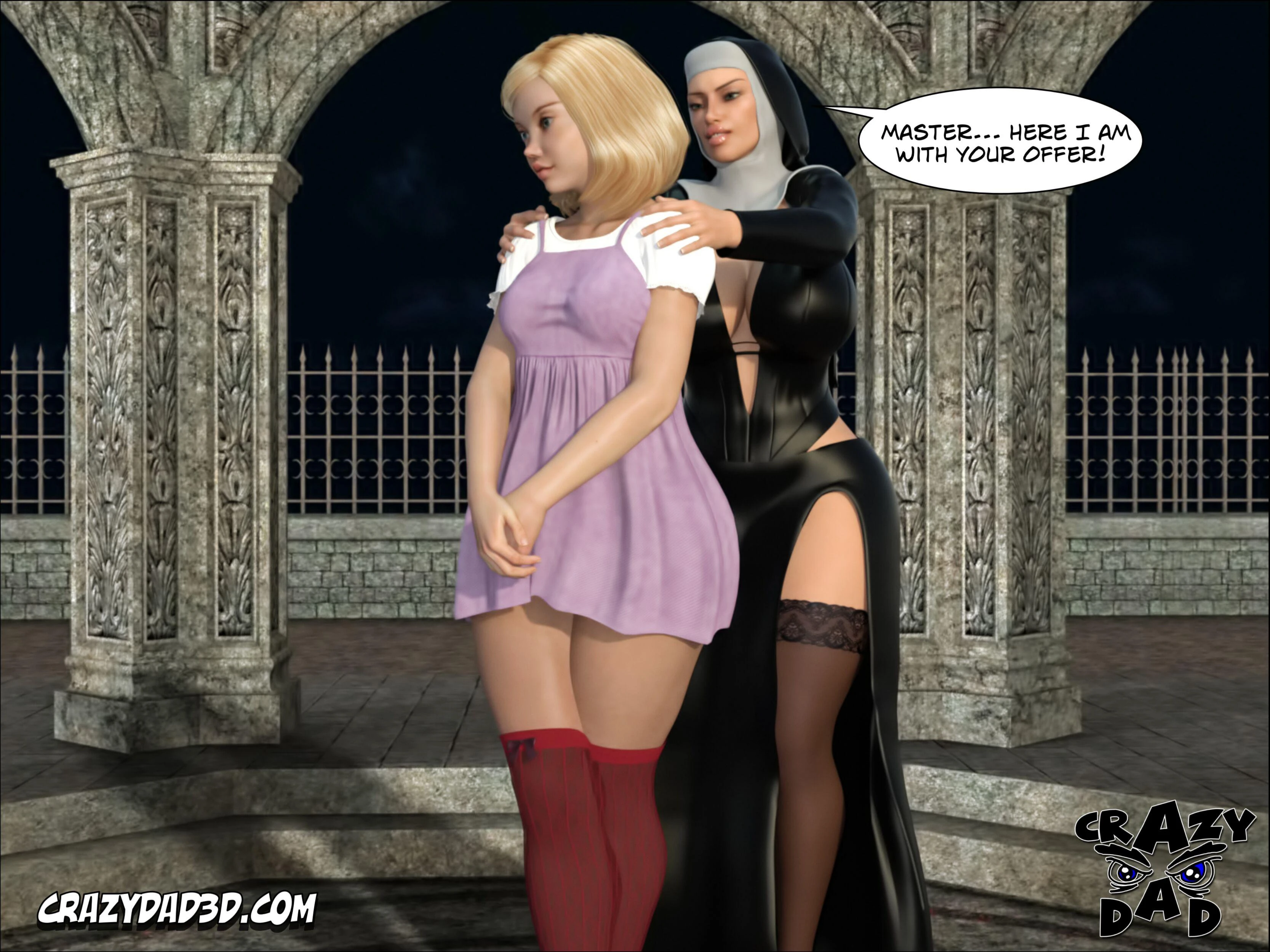 Evil Nun 2 porn comic picture 19