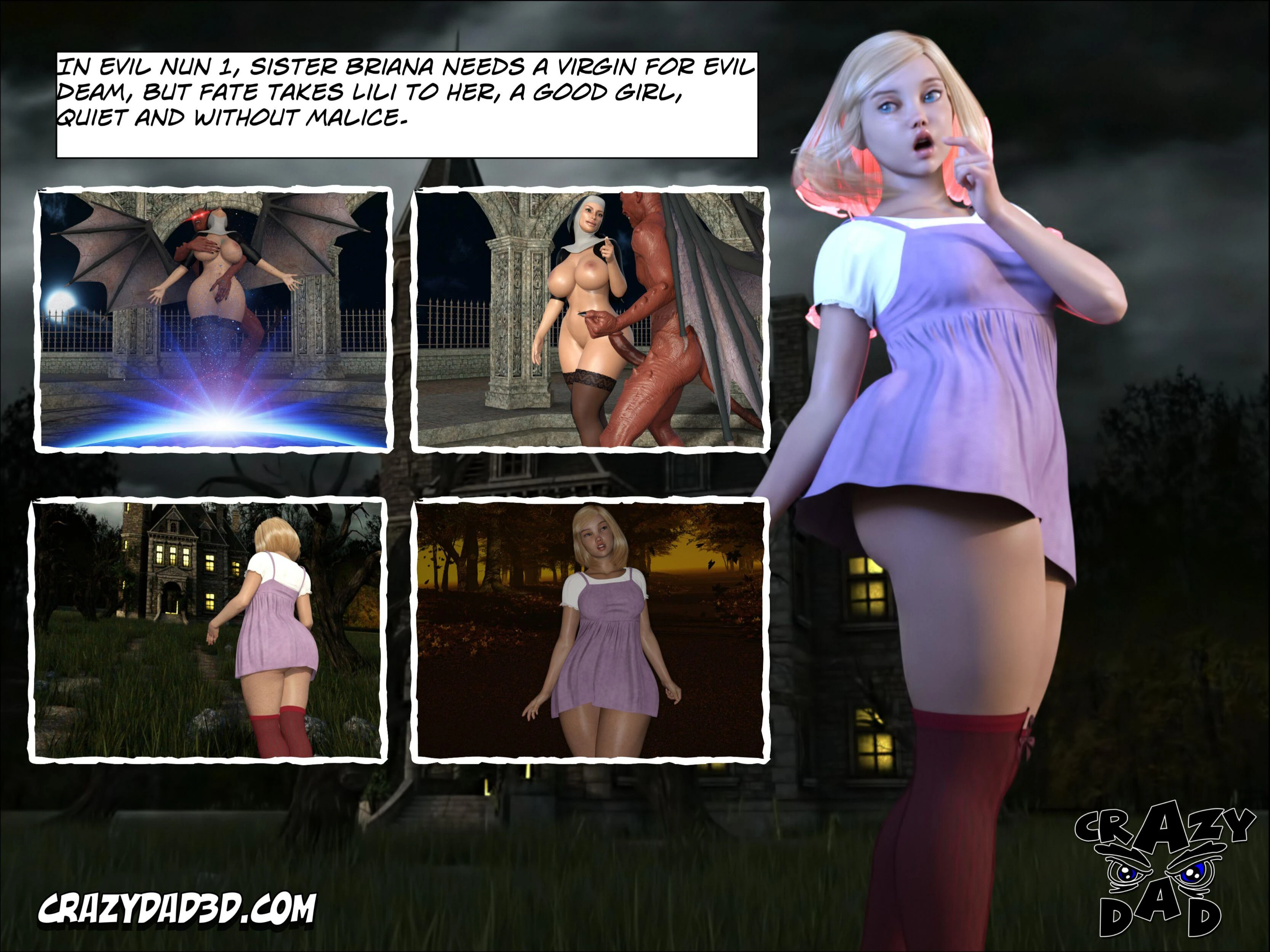 Evil Nun 2 porn comic picture 2