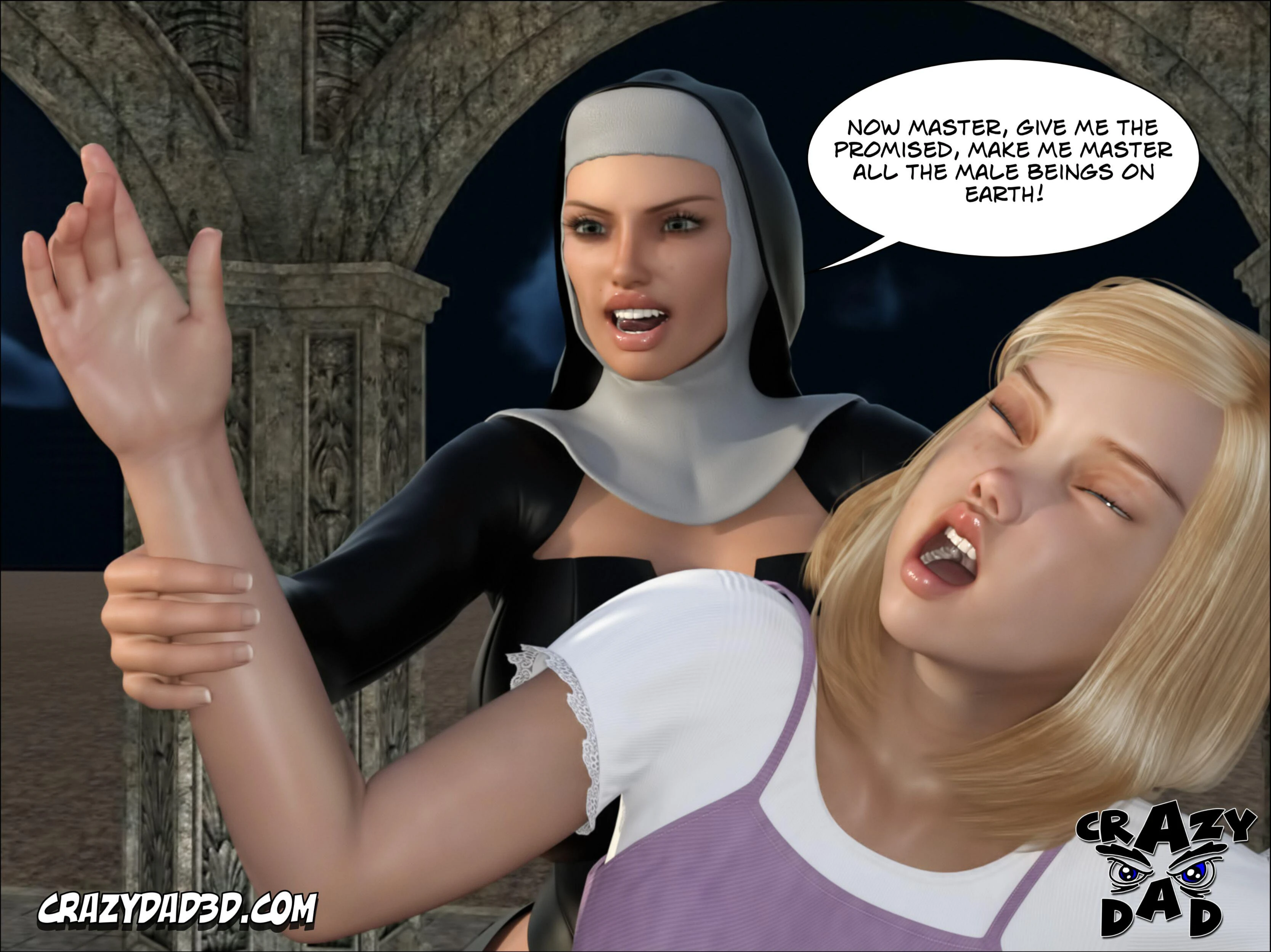 Evil Nun 2 porn comic picture 26