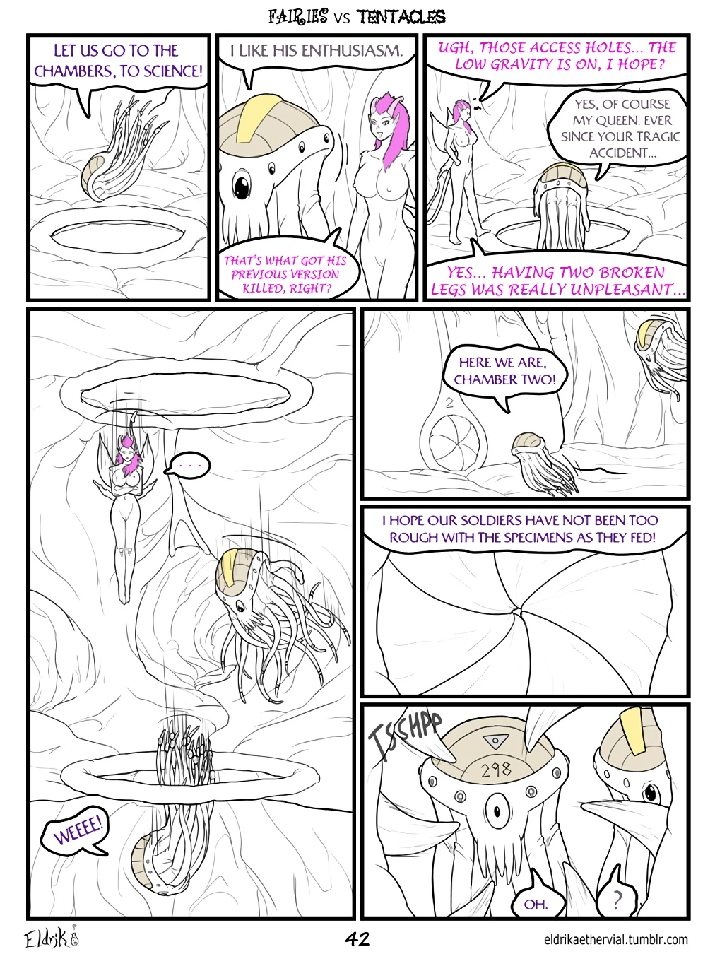Fairies vs Tentacles porn comic picture 9