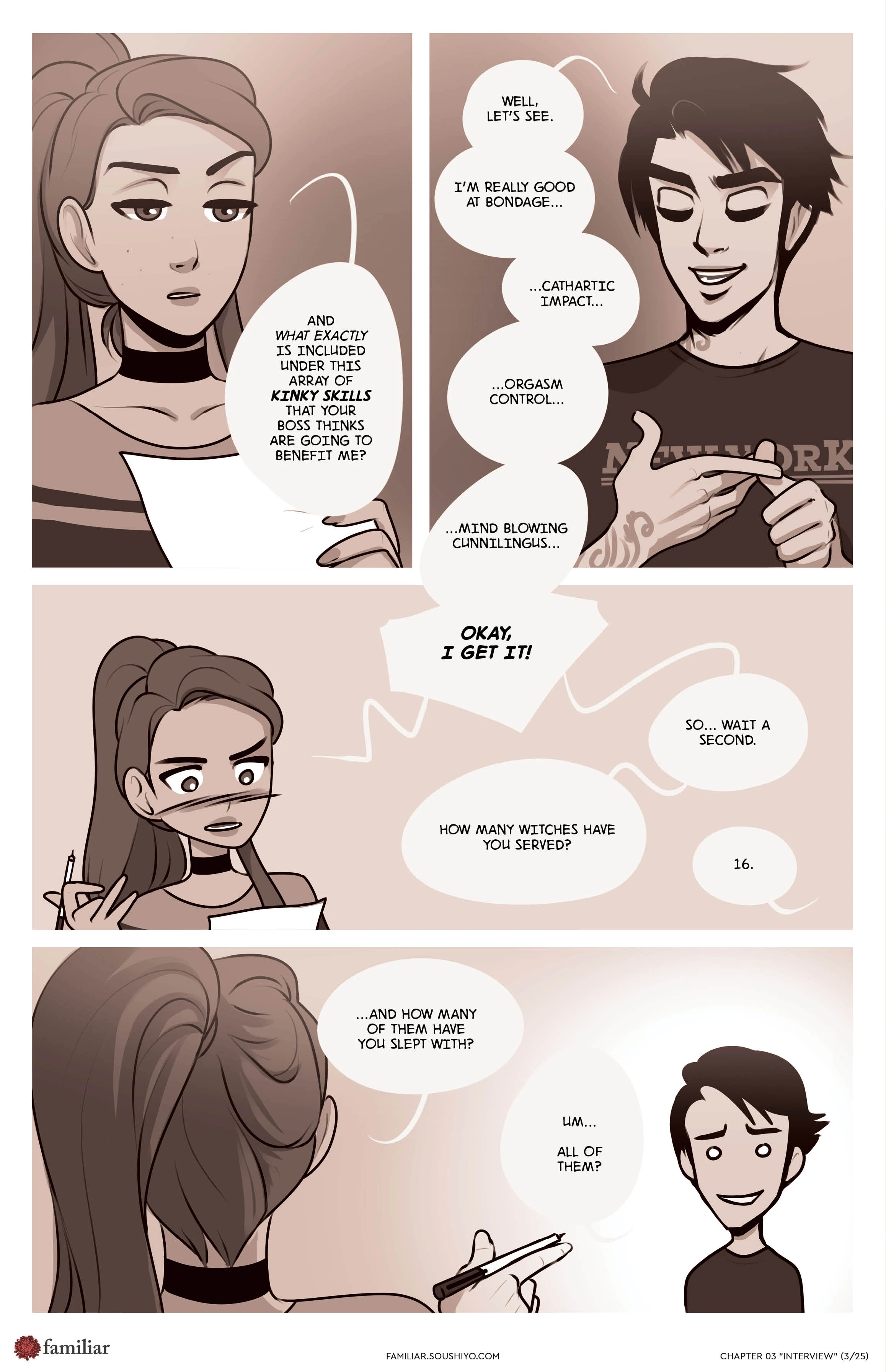 Familiar Chapter 03: Interview porn comic picture 4
