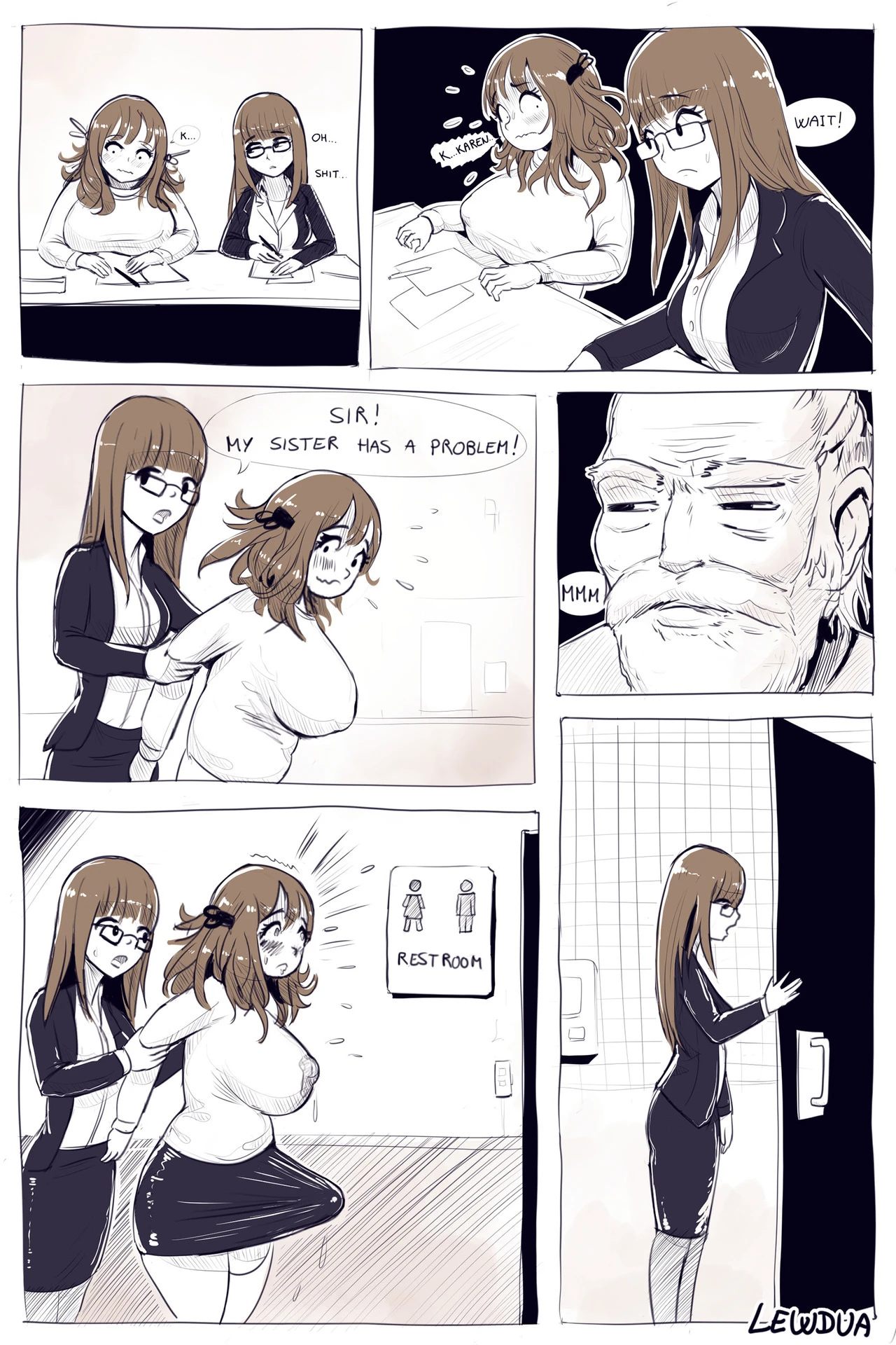 Family First - Natasha & Karen porn comic picture 2