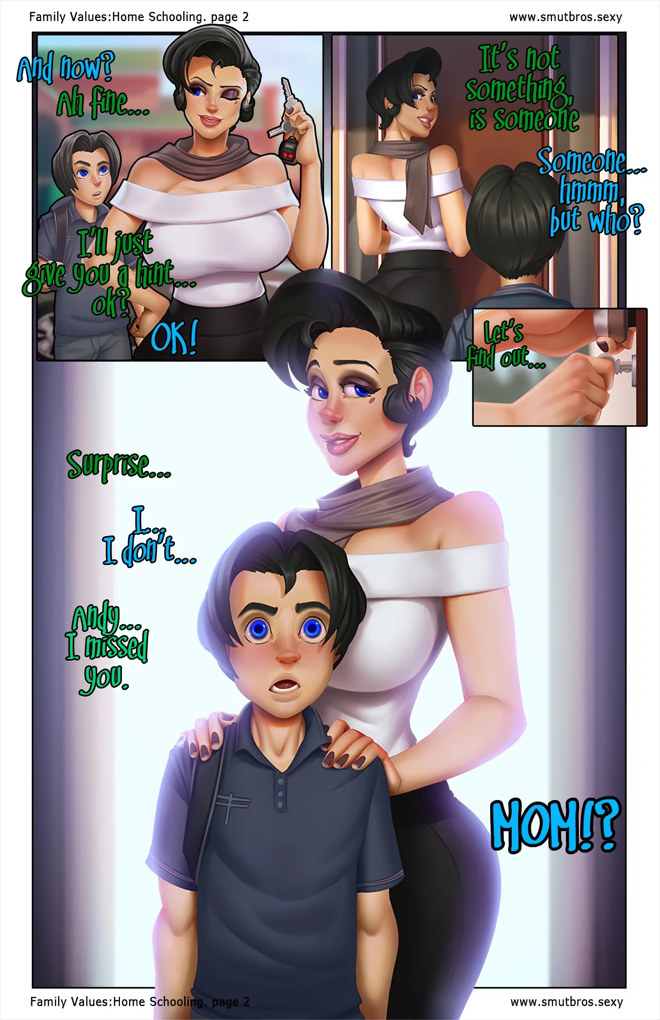 Family Values: Home Schooling porn comic picture 3