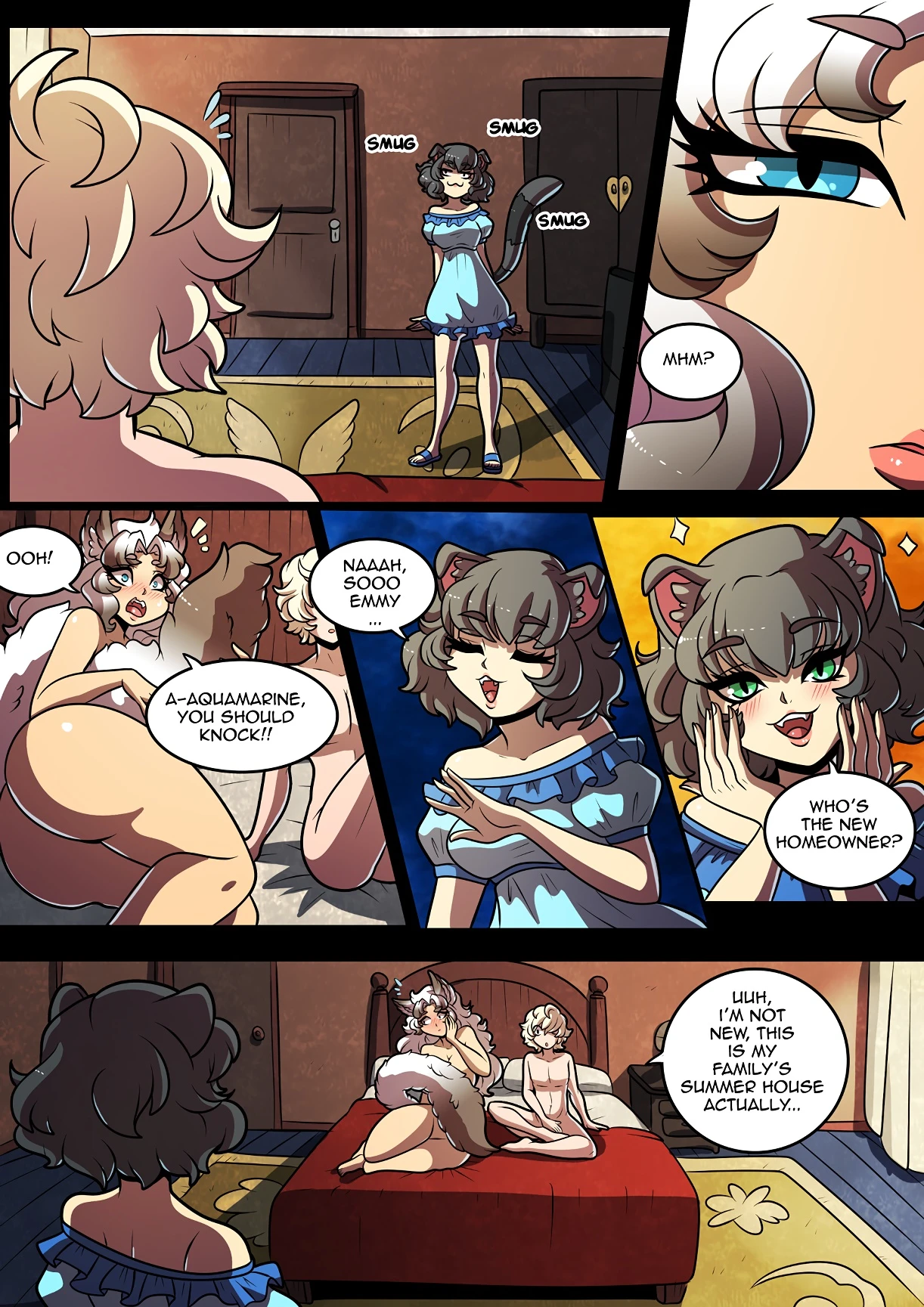 Feline Château 2 porn comic picture 4