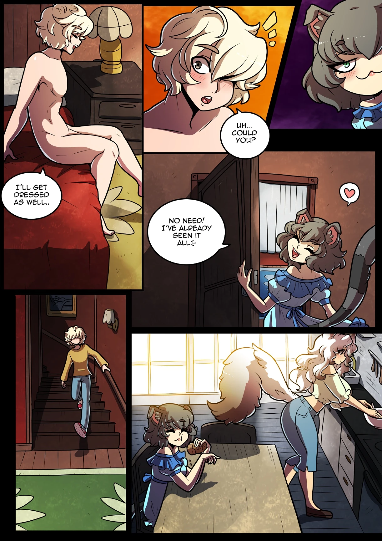 Feline Château 2 porn comic picture 6