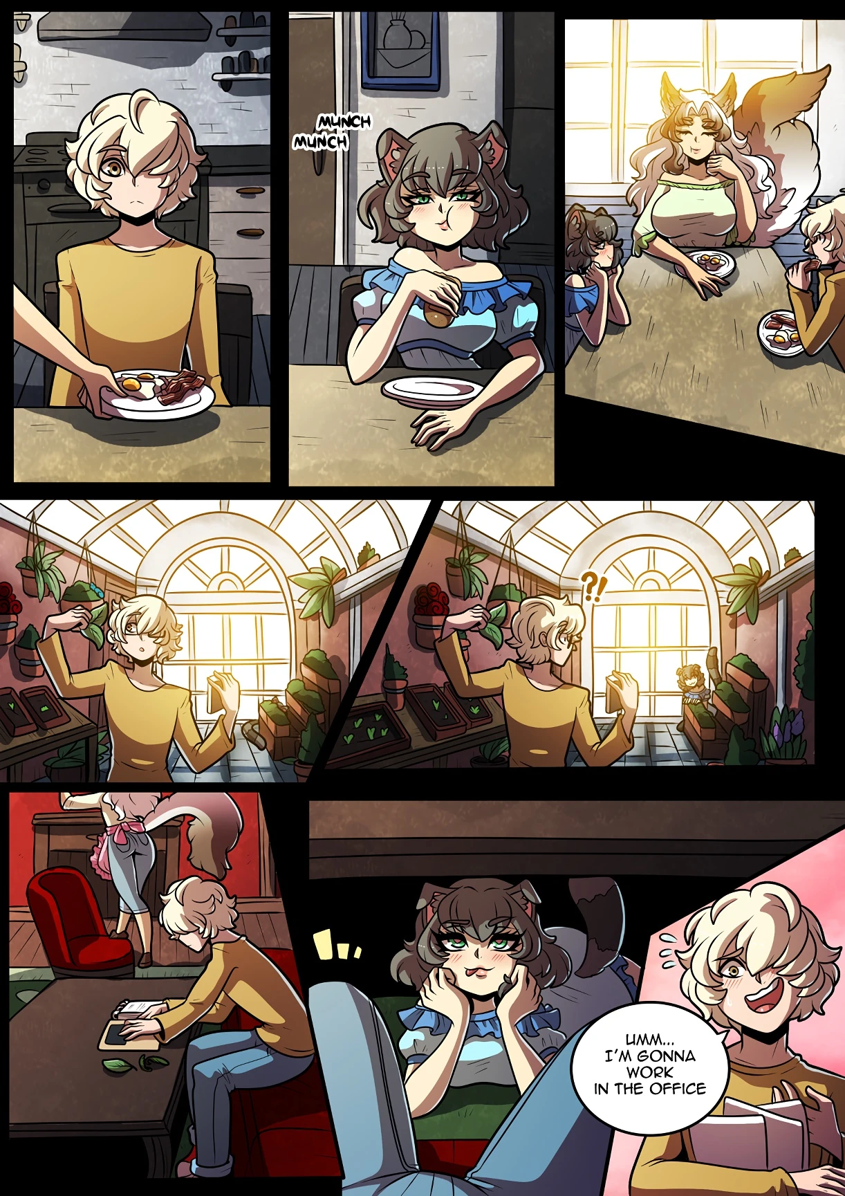 Feline Château 2 porn comic picture 7