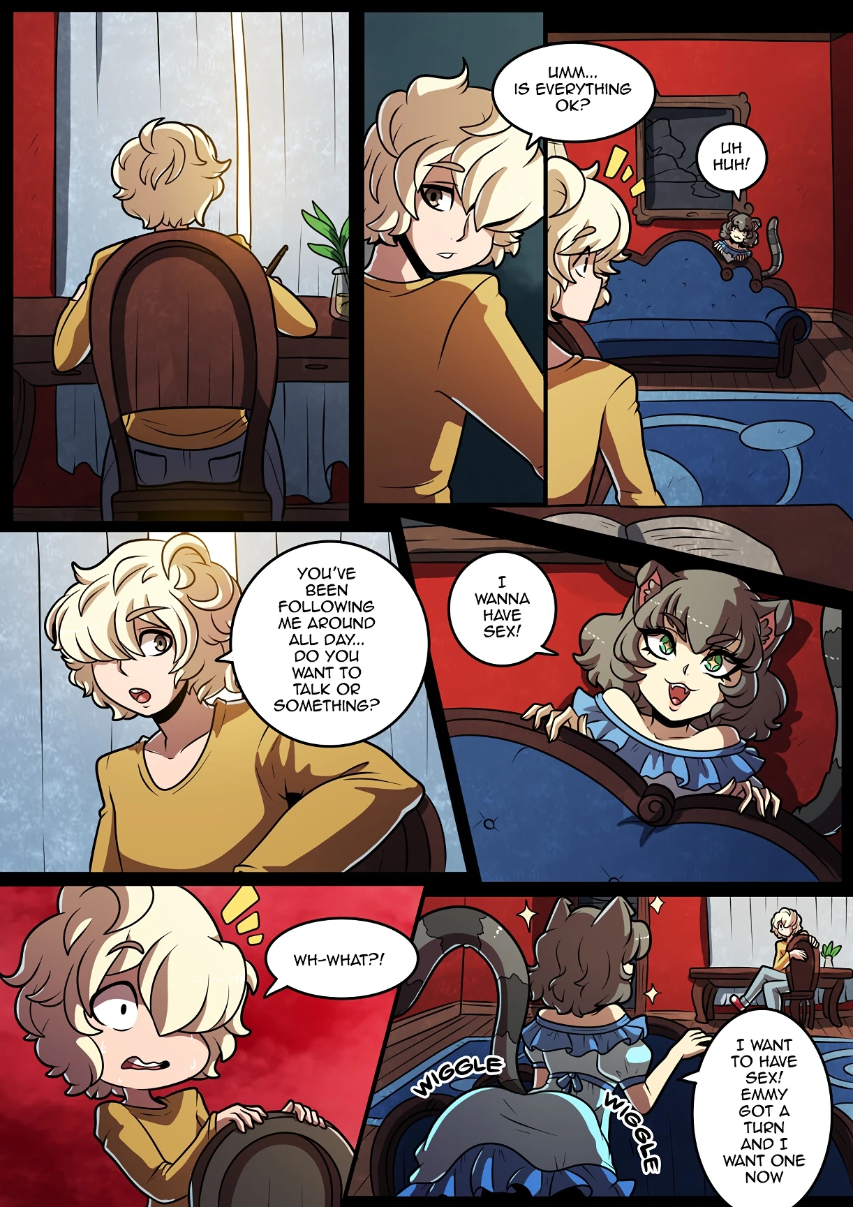 Feline Château 2 porn comic picture 8