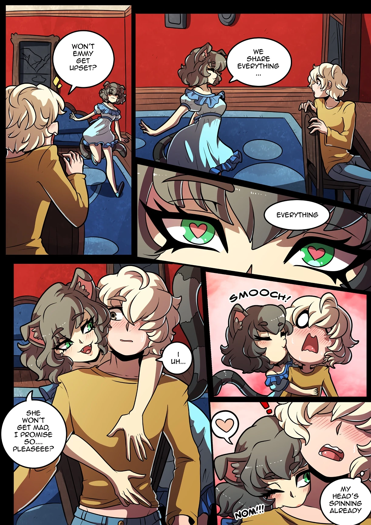 Feline Château 2 porn comic picture 9