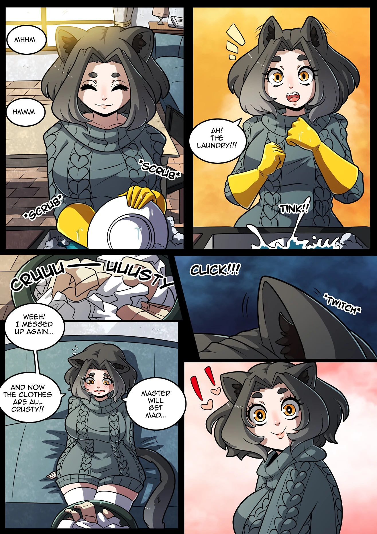 Feline Château 4 porn comic picture 3