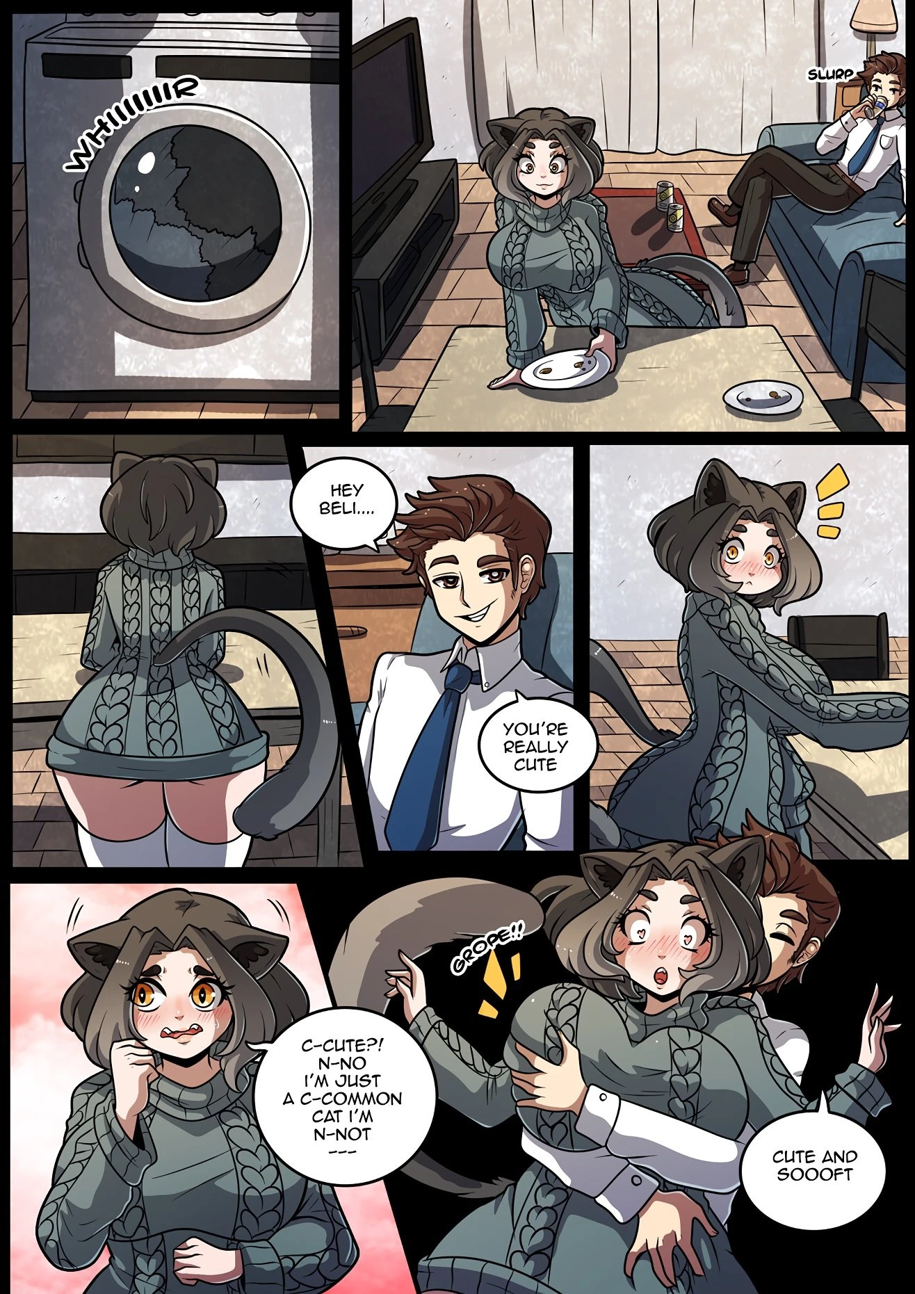 Feline Château 4 porn comic picture 6