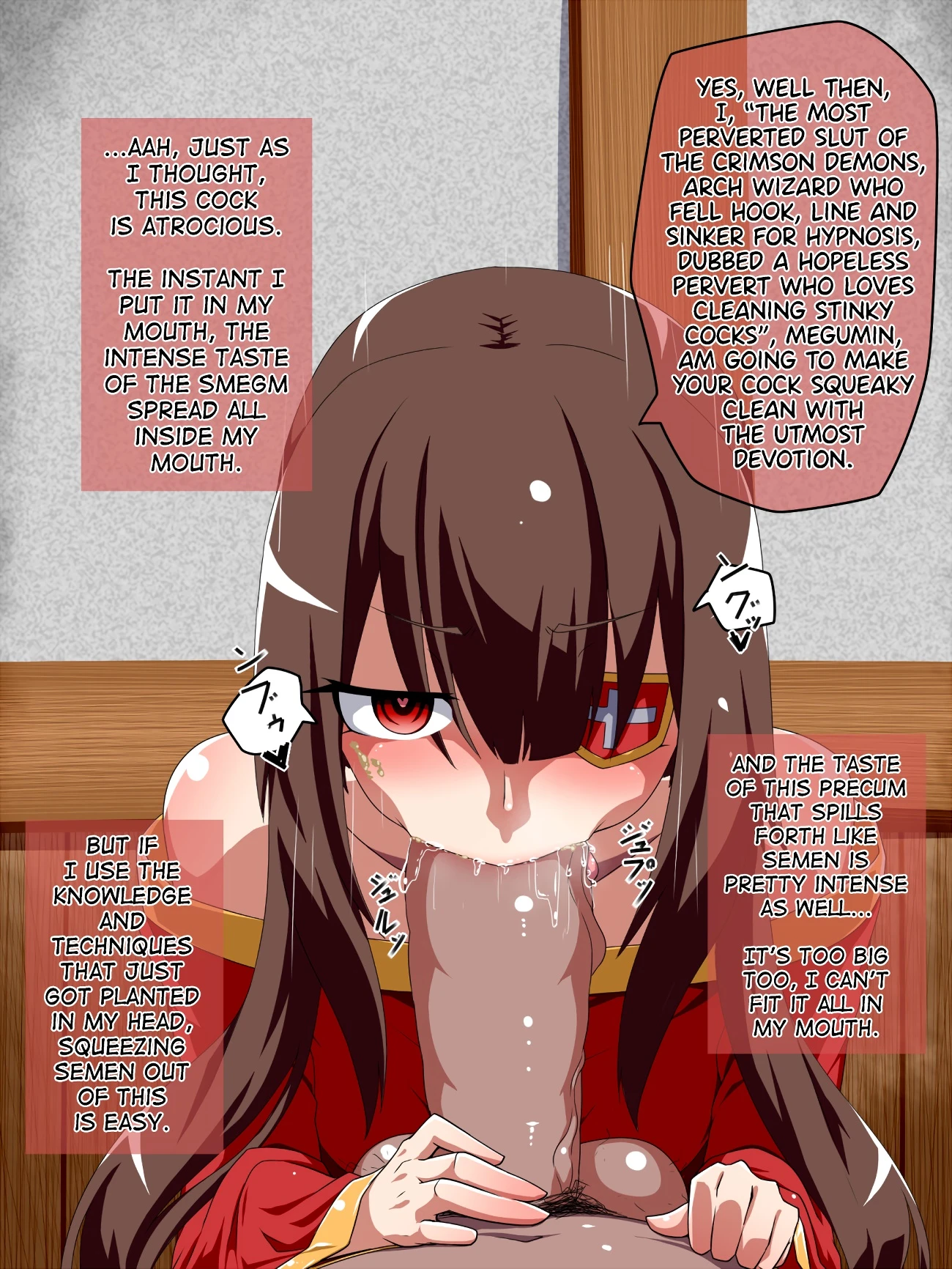 Fella Megumin porn comic picture 3