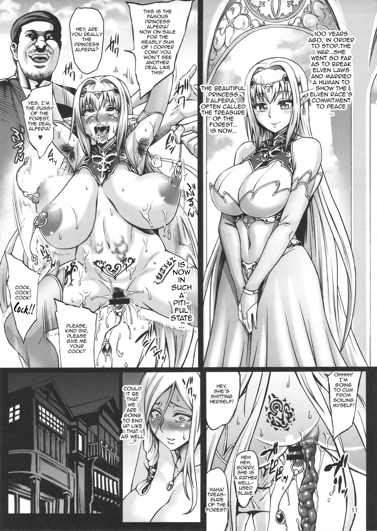 Fertile Slave Elves porn comic picture 12
