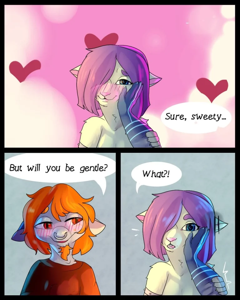 First try porn comic picture 14