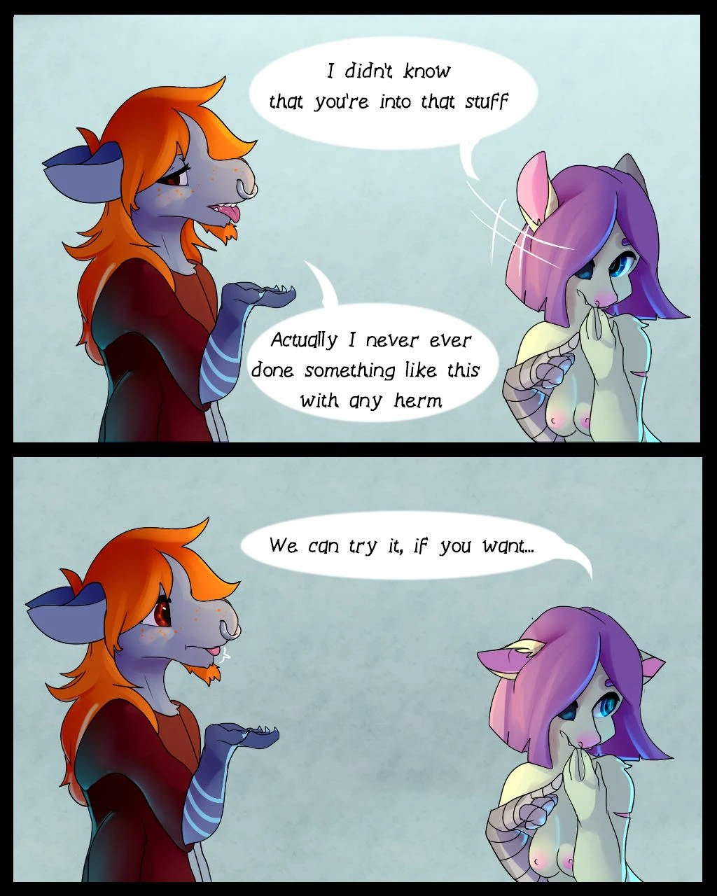 First try porn comic picture 8