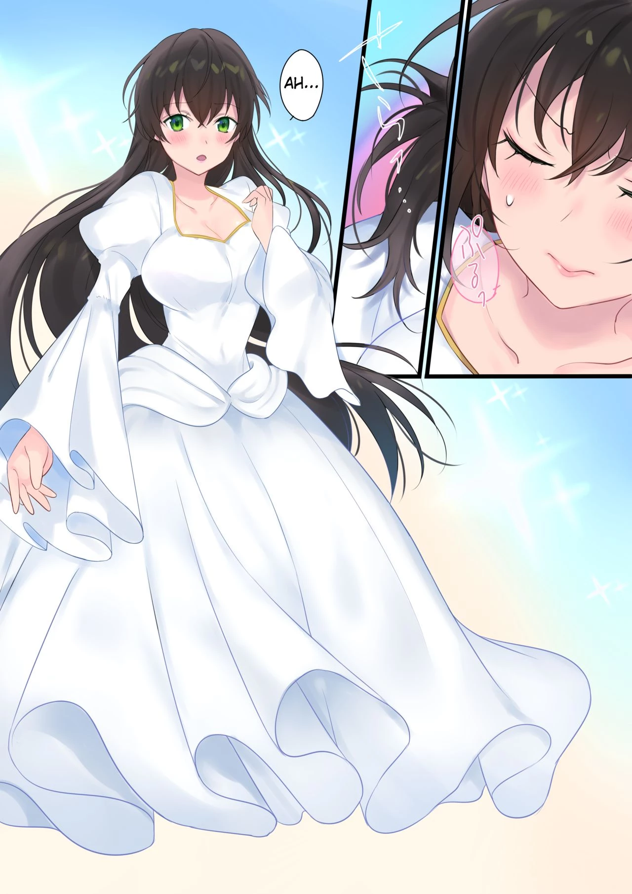 Forever a Bride: The Story of a hero magically turned into a "princess" and a Demon King porn comic picture 11