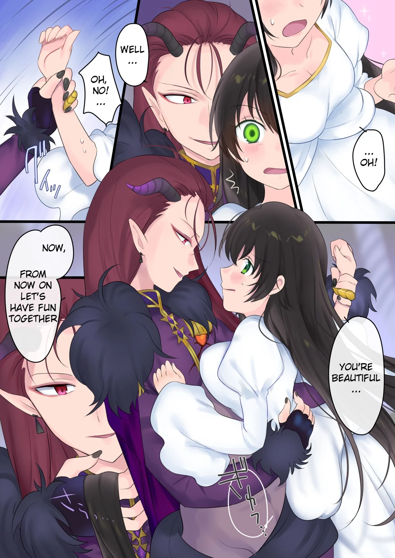 Forever a Bride: The Story of a hero magically turned into a "princess" and a Demon King porn comic picture 12