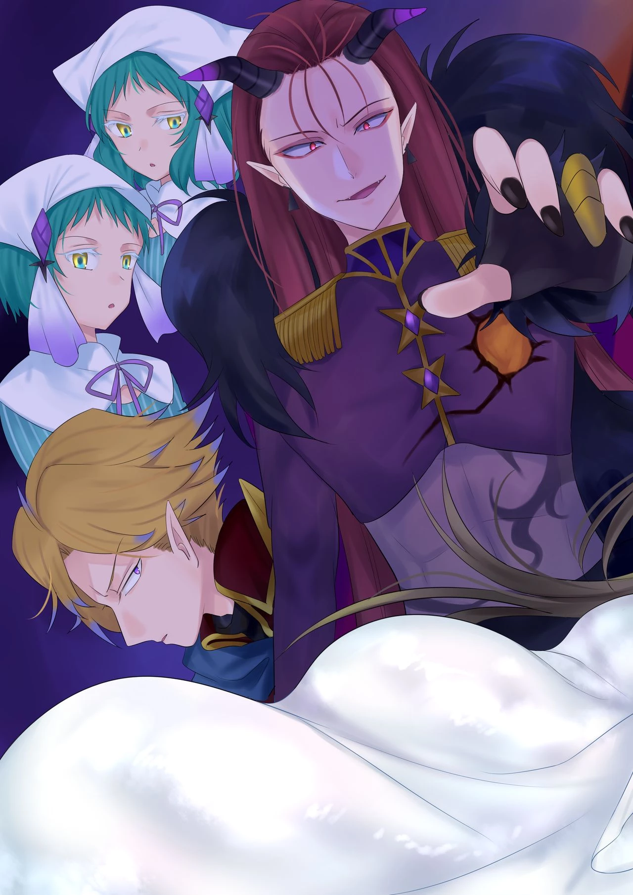 Forever a Bride: The Story of a hero magically turned into a "princess" and a Demon King porn comic picture 2