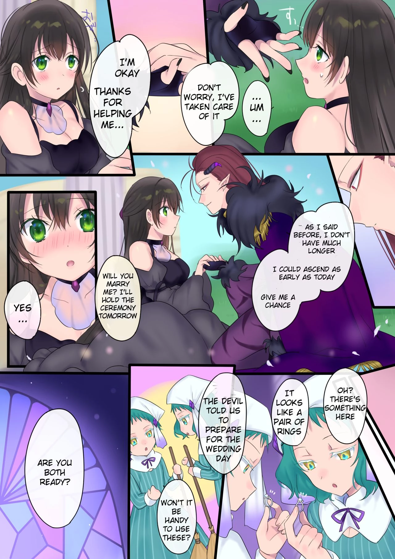 Forever a Bride: The Story of a hero magically turned into a "princess" and a Demon King porn comic picture 26