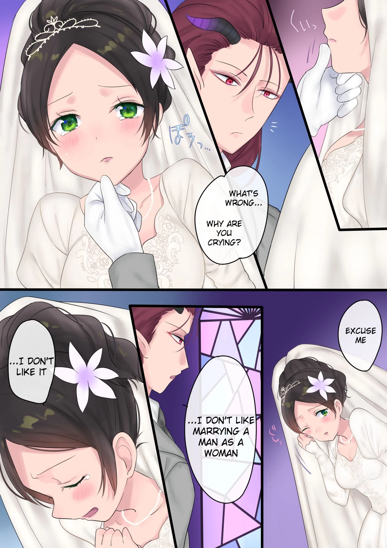 Forever a Bride: The Story of a hero magically turned into a "princess" and a Demon King porn comic picture 28