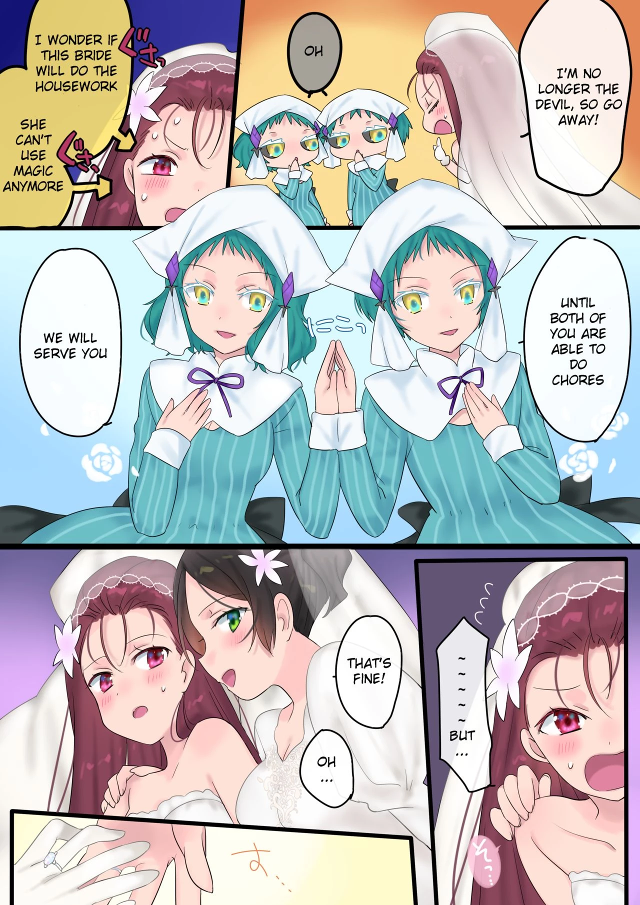 Forever a Bride: The Story of a hero magically turned into a "princess" and a Demon King porn comic picture 35