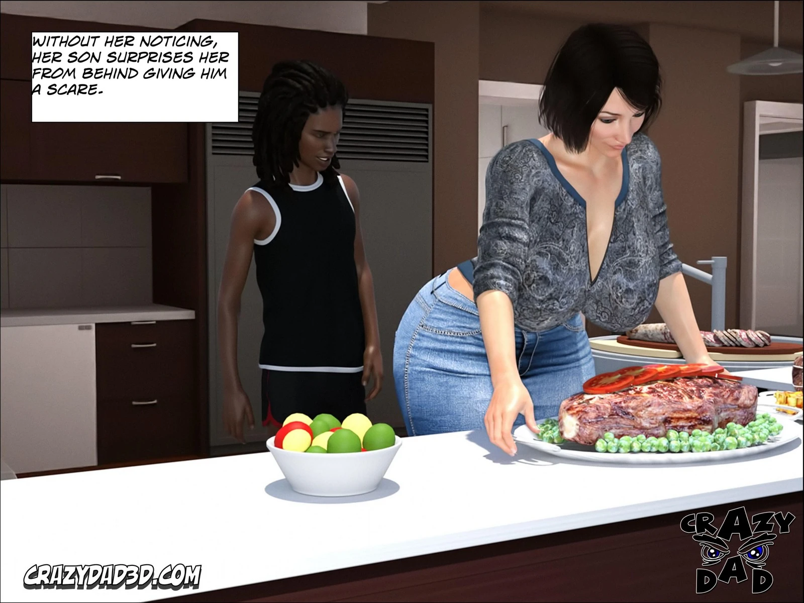 Foster Mother 6 porn comic picture 4