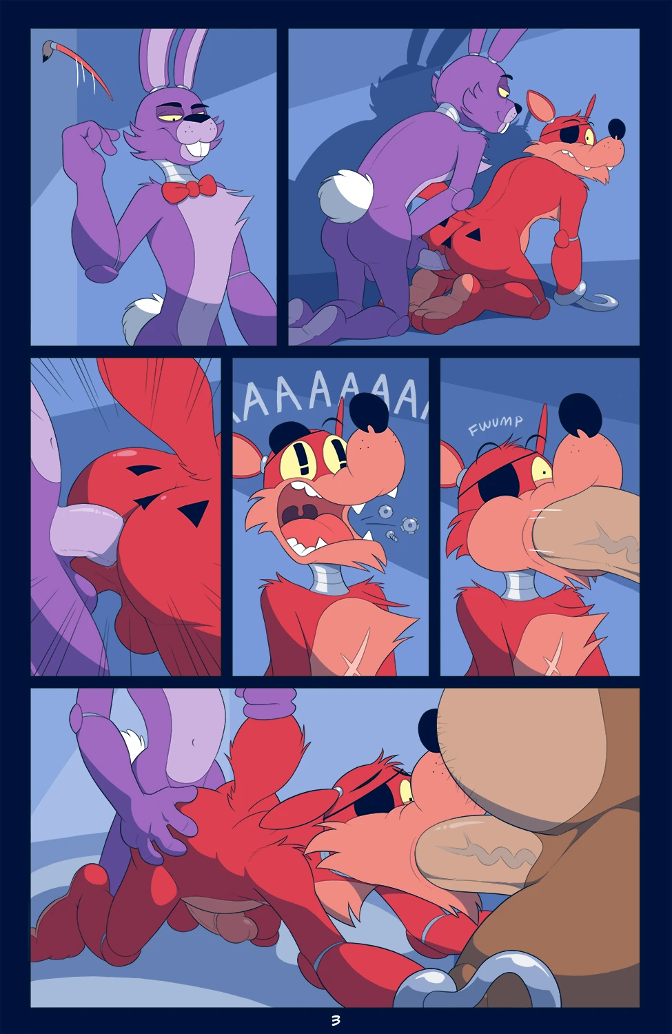 Foxy Fucktober porn comic picture 3