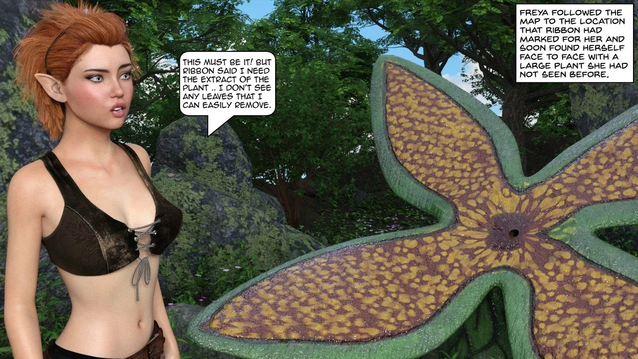 Freya and the mischievous Fairy porn comic picture 18