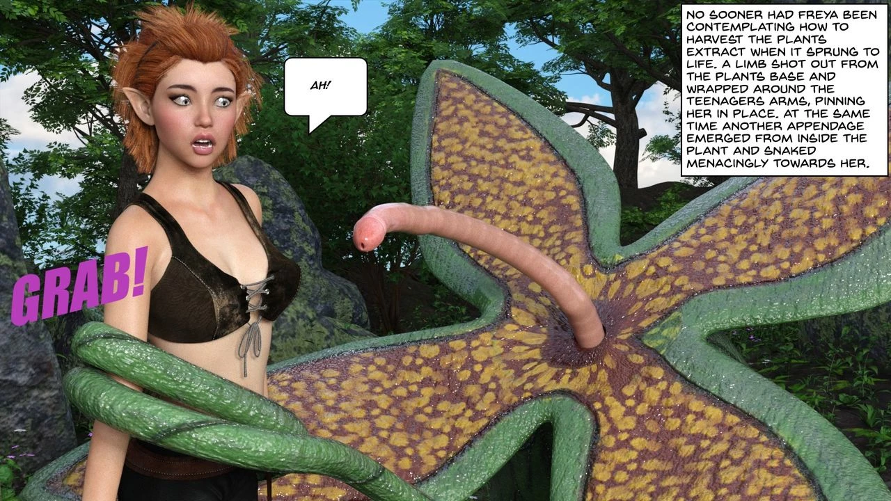 Freya and the mischievous Fairy porn comic picture 19