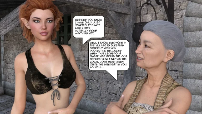 Freya and the mischievous Fairy porn comic picture 3