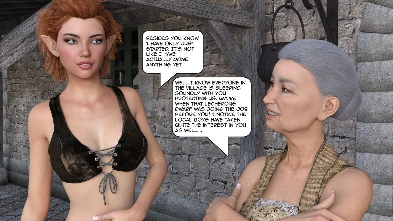 Freya and the mischievous Fairy porn comic picture 3