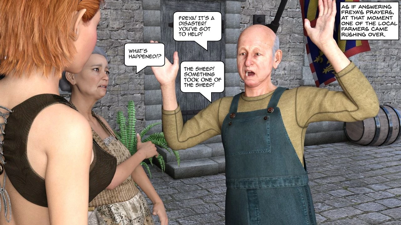 Freya and the mischievous Fairy porn comic picture 5