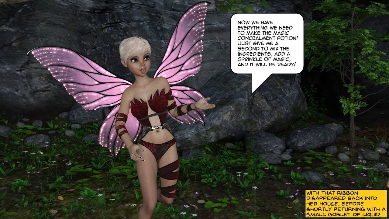 Freya and the mischievous Fairy porn comic picture 56