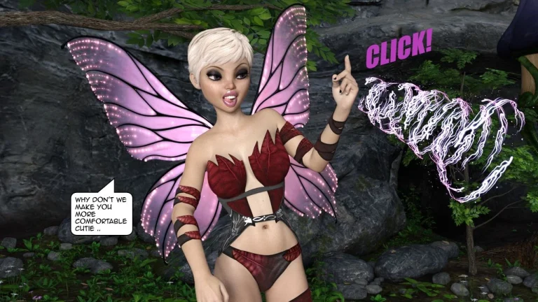 Freya and the mischievous Fairy porn comic picture 83