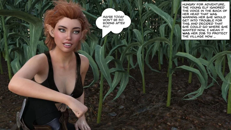 Freya and the mischievous Fairy porn comic picture 9