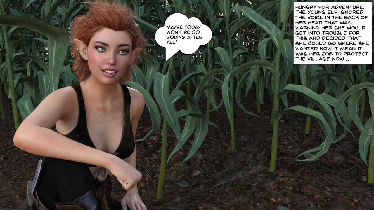 Freya and the mischievous Fairy porn comic picture 9