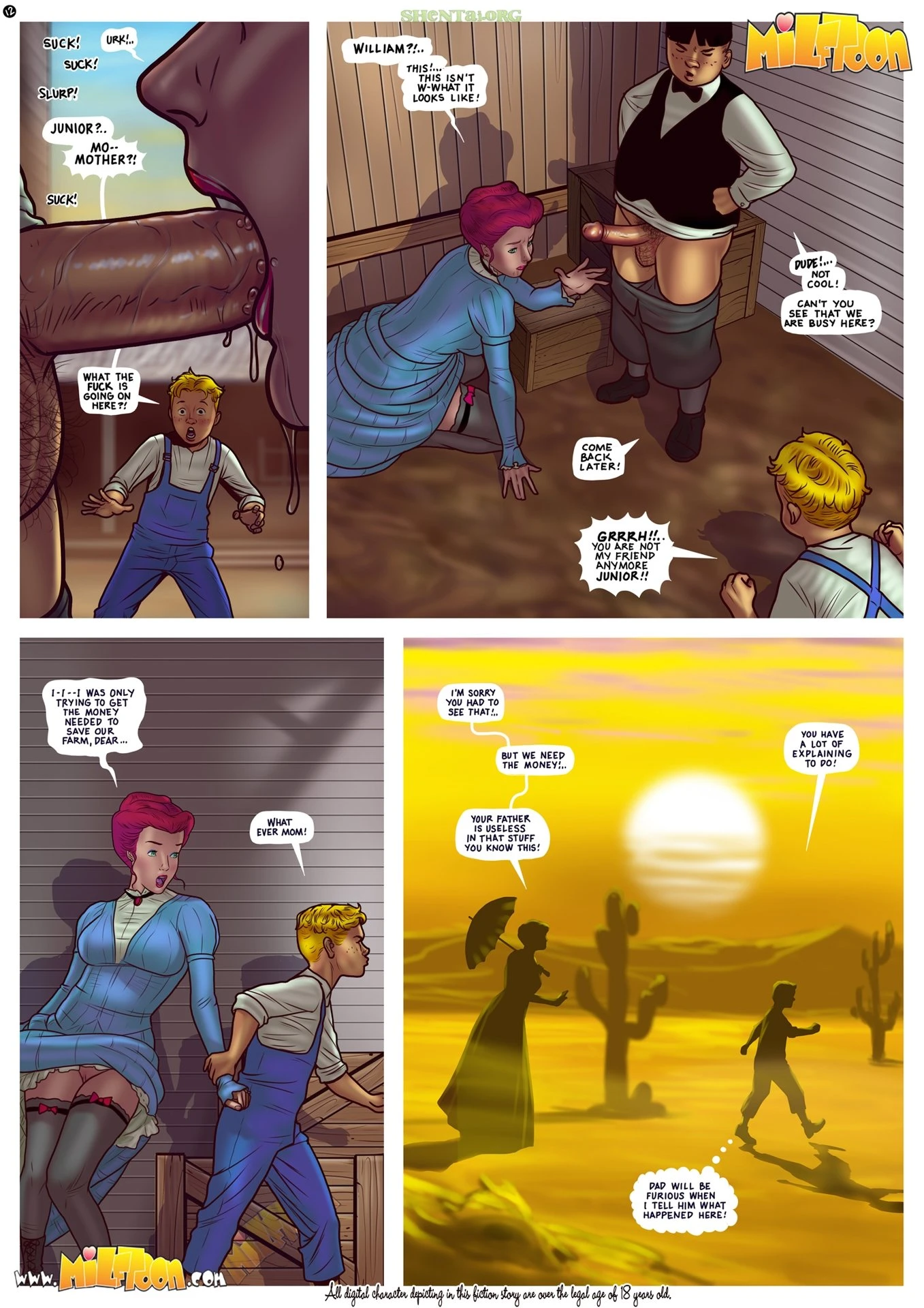 Fuck Fuck West porn comic picture 13