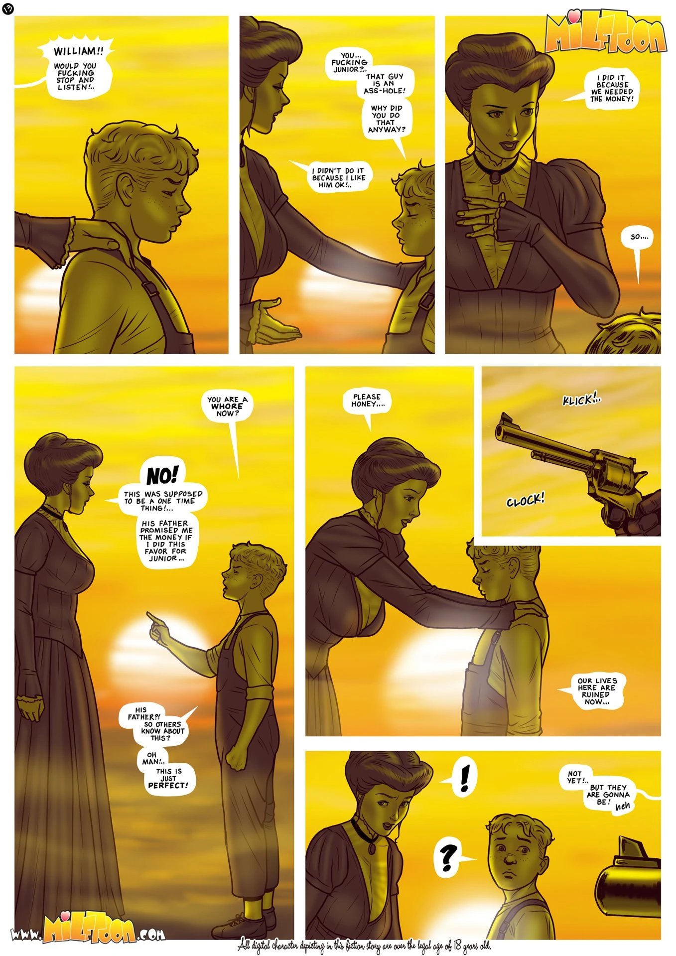 Fuck Fuck West porn comic picture 14